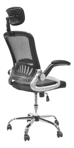 silla escritorio ejecutiva ergonomica ajustable reclinable color negro material del tapizado malla 2147