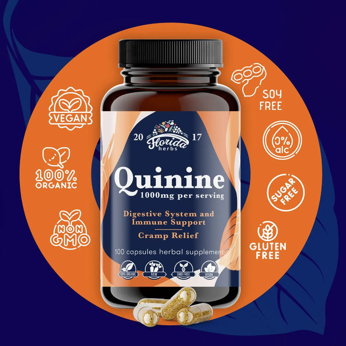 Quinine Cápsulas 800 Mg, Cinchona Bark Pills GRADO B