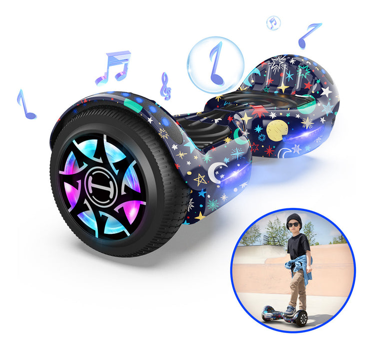 PATINETE ELECTRICO HOVERBOARD BLUETOOTH 12KM/H COLOR NEGRO GRADO B