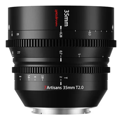 Lente De Cine 7artisans De 35 Mm T2.0 De Gran Apertura