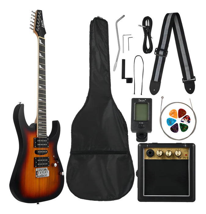 GUITARRA ELÉCTRICA CON AMPLIFICADOR Y ACCESORIOS 38.4 PULGA GRADO B