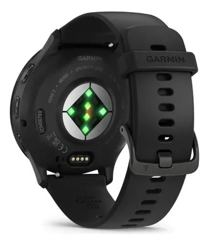 Reloj Garmin Venu 3 Oxímetro Smartwatch Negro 45mm Diseño De La Correa Quick Release GRADO A