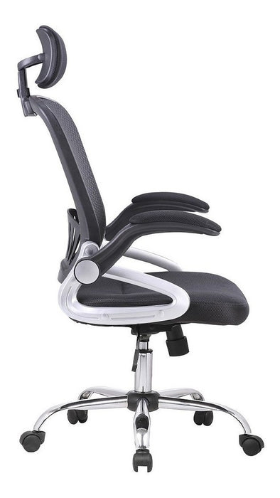 Sillas Para Oficina Top Living Megaplus Ajustable Ergonomica Color Negro Material Del Tapizado Mesh