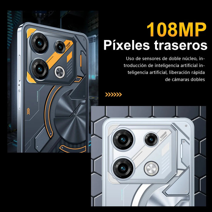 EL MÁS BARATO BOBARRY GAMER SMARTPHONE GT10 PRO 6.78''16GB+512GB DIMENSITY 9400 108MP+32MP 6000MAH | 5G+LTE | ANDROID 14 | DUAL SIM+SD | HUELLA+ROSTRO GRADO A