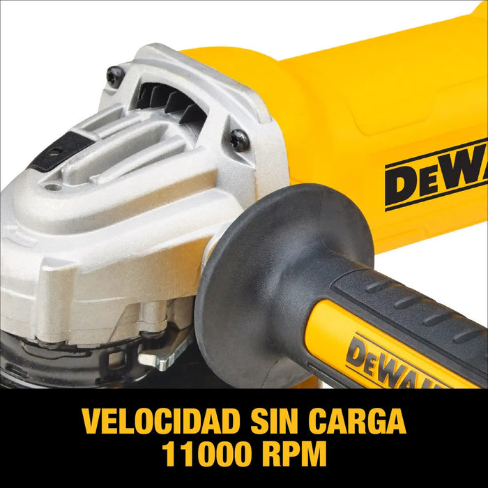 Esmeriladora Amoladora Angular 4½ Quickchange Dewalt Dwe4315 Color Amarillo Frecuencia 50 Hz/60 Hz GRADO B