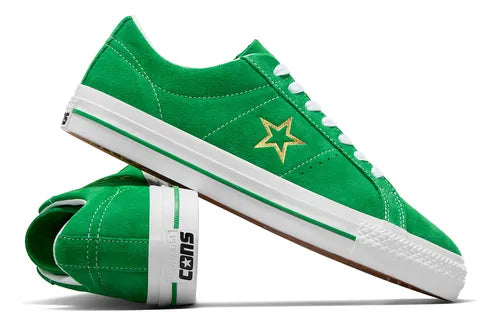 Tenis Converse One Star Pro Ox A06645c Color Verde 26.5 Mx Grado A