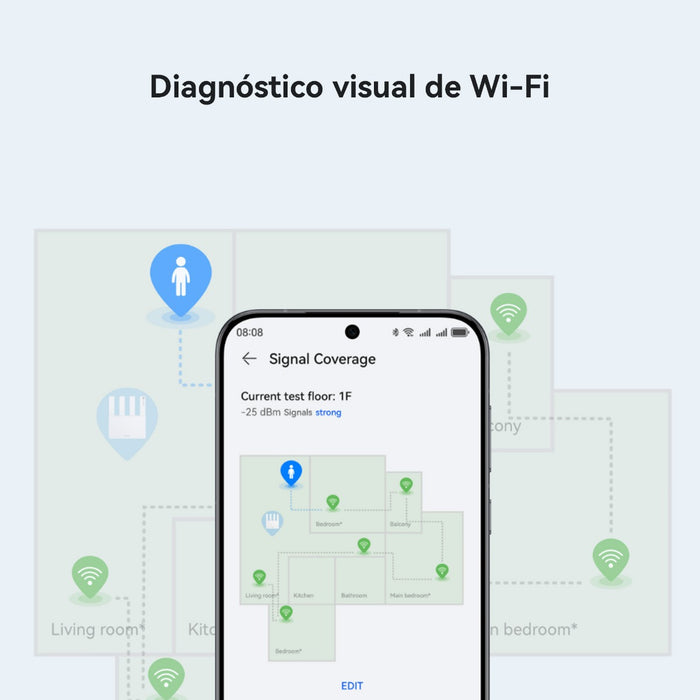 ROUTER HUAWEI WIFI 7 BE3 3600MBPS NEGRO 1 GRADO B - TiendaKomet México
