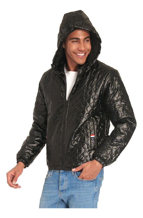 Chamarra Moderna Unisex Colección Invierno Thats Hot 2 NEGRO METALICO