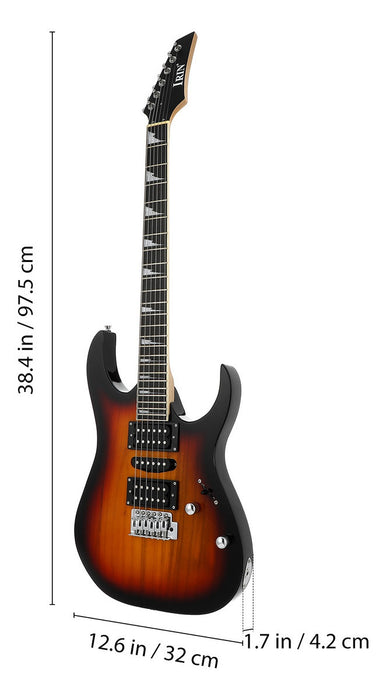 GUITARRA ELÉCTRICA CON AMPLIFICADOR Y ACCESORIOS 38.4 PULGA GRADO B