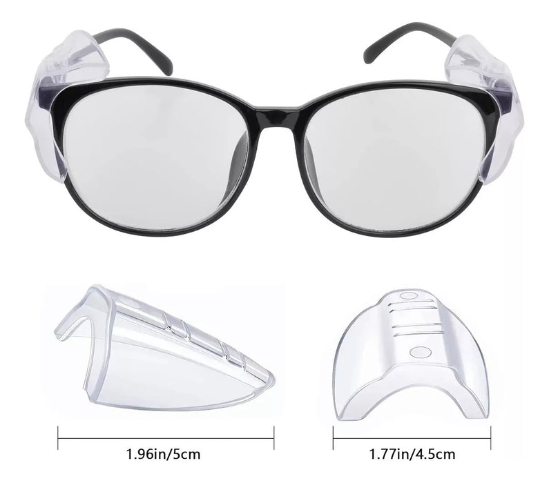 10 pcs protectores antideslizantes laterales de gafas de ojo
