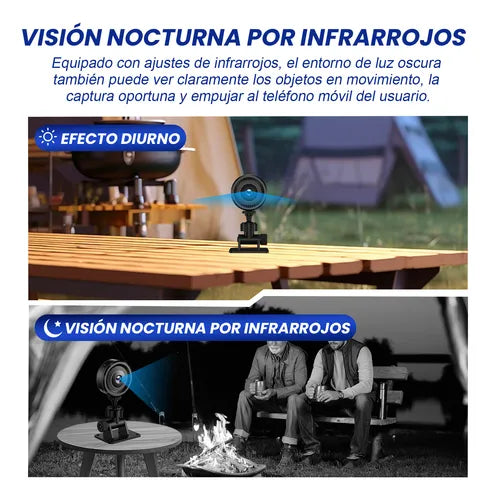 Mini Cámara Espía Wi-Fi 1080p HD: Vigilancia Discreta y Segura GRADO A