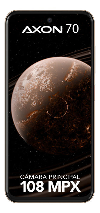 Zte Smartphone Axon 70 Dorado 6.7 120hz, Camara 108mp Y 256gb+16gb Ram(6gb+10gb Dimamica), BaterÃ­a 5000mah Carga RÃ¡pida, Android 14 Dorado GRADO B