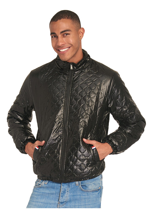 Chamarra Moderna Unisex Colección Invierno Thats Hot 2 NEGRO METALICO
