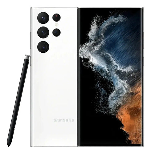 CELULAR SAMSUNG GALAXY S22 ULTRA 5G 256GB + 12GB RAM BLANCO COLOR PHANTOM WHITE GRADO B