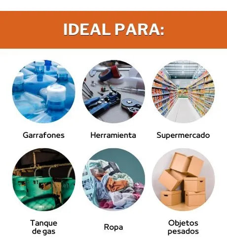 carrito de aluminio plegable para mandado compra 50 kg GRADO B