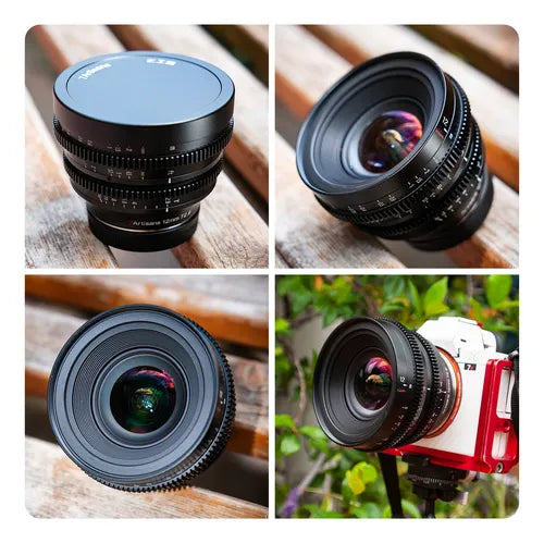 Lente De Cine 7artisans De 12 Mm T2.9 De Gran Apertura Y Gra