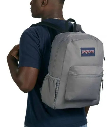 Mochila Jansport Superbreak Urbana Unisex Color Gris