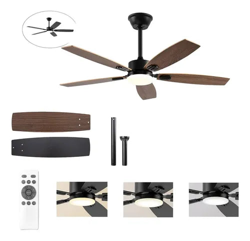 Ventilador De Techo Con Luz Y Control Remoto 42 Pulgadas GRADO B