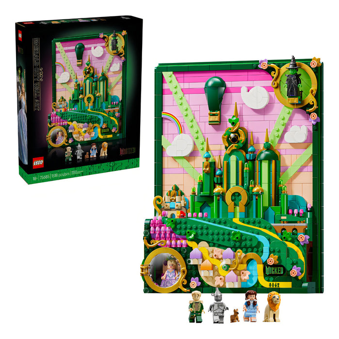 LEGOS WICKED ARTE MURAL: EMERALD CITY DECORACION 75685 1518 WICKED: PARTE UNO GRADO B