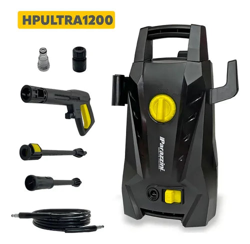 Hidrolavadora Eléctrica 1200 Parazzini 1450psi 70 bar 6.5 l/min con acesorios sin jabonera GRADO A