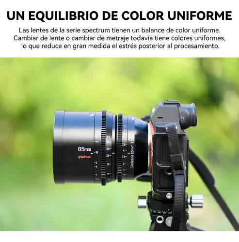 Lente De Cine 7artisans De 85 Mm T2.0 De Gran Apertura 1