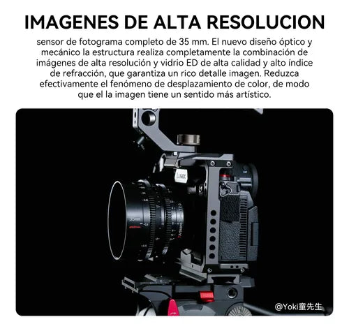 Lente De Cine 7artisans De 35 Mm T2.0 De Gran Apertura