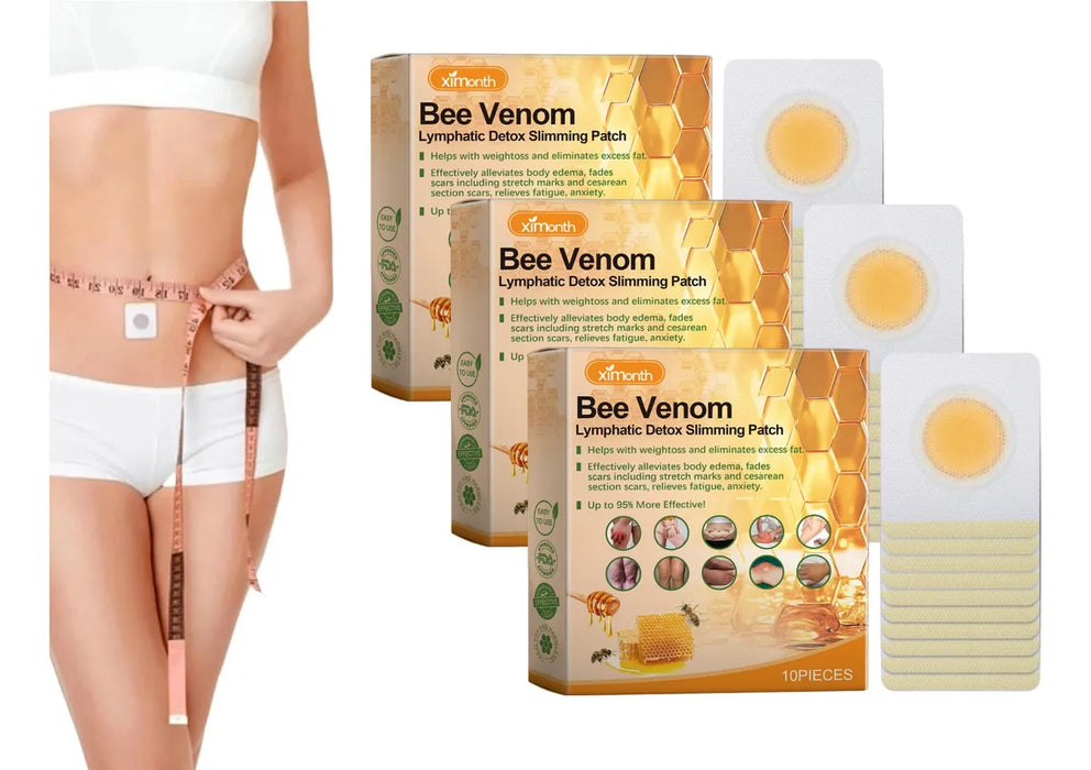 Parche Adelgazante Drenaje Linfático South Moon Bee Venon 3 Packs De 30 Unidades