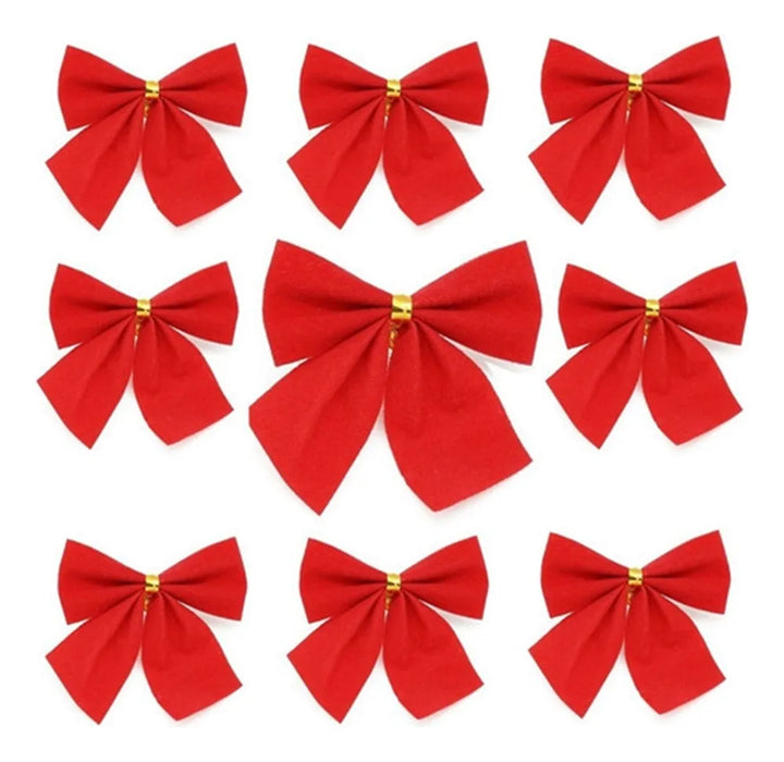 26 piezas navidad adornos de lazo de navidad lazos1665 GRADO B