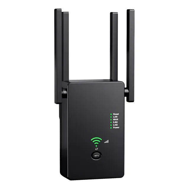 Amplificador Wifi Repetidor 1200 Mbps De 2.4/5.8ghz Wps
