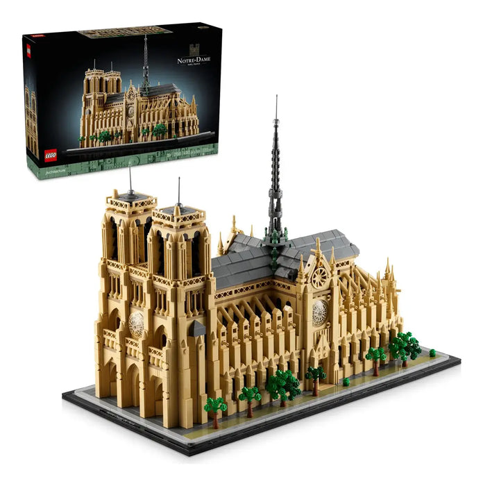 LEGO ARCHITECTURE 21061 – NOTRE DAME DE PARÍS – MODELO COLECCIONABLE 18+ – GRADO B (CAJA DAÑADA – BOLSAS SELLADAS)