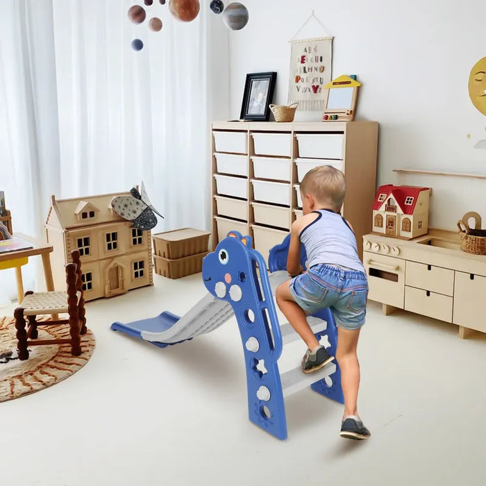 TOBOGAN BEBE RESBALADILLA INFANTIL CON CANASTA DE BALONCESTO