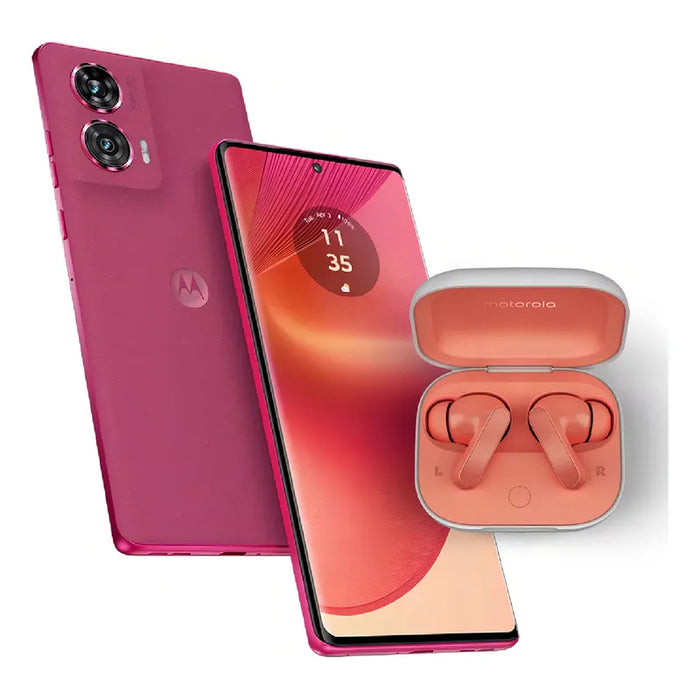 MOTOROLA EDGE 50 FUSION CON BUDS GUITAR HOT PINK  8GB RAM 256 GB Grado A