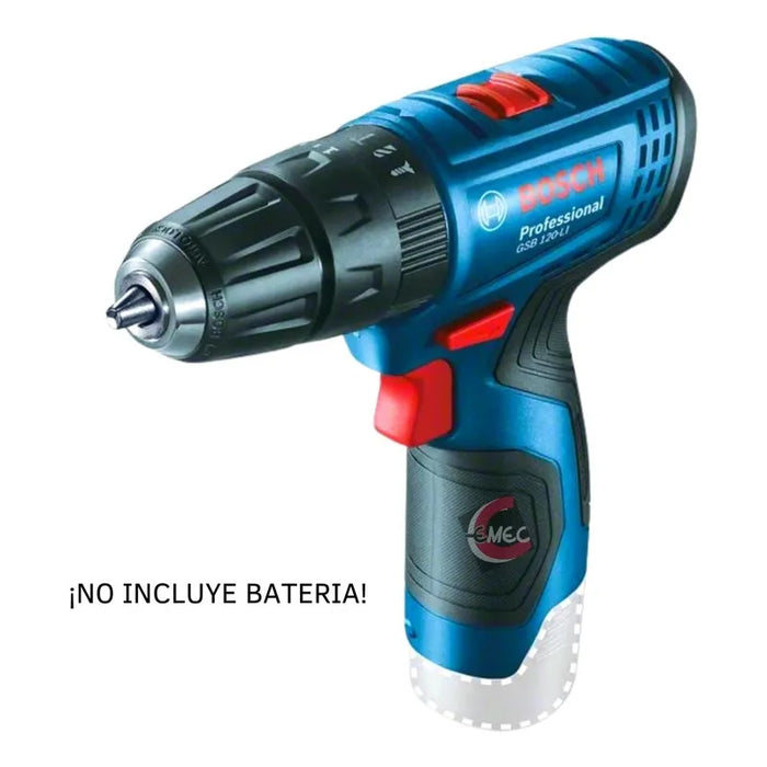 Taladro Atornillador Inalámbrico Bosch Gsr 120-li 12v Sb No Incluye Batería - Grado B
