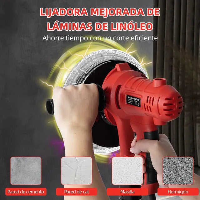 Pulidora Luz Led Orbital Rojo Profesiona Grado A