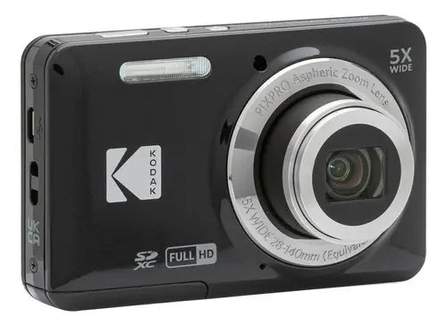 CÁMARA KODAK COMPACTA FULLHD 5X PIXPRO FZ55 COR PRETO DE 16 MEGAPÍXELES 1 GRADO A