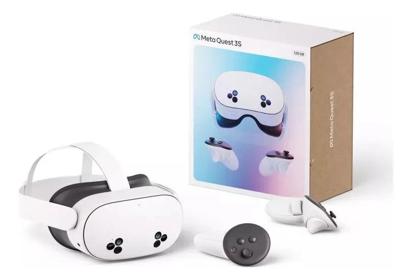 LENTES REALIDAD VIRTUAL OCULUS META QUEST 3S 128GB COLOR BLANCO Y BATMAN: ARKHAM SHADOW GRADO A