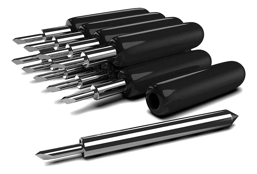 5 navajas corte premium plotter roland stm seiki moritzu etc ángulo de corte 45