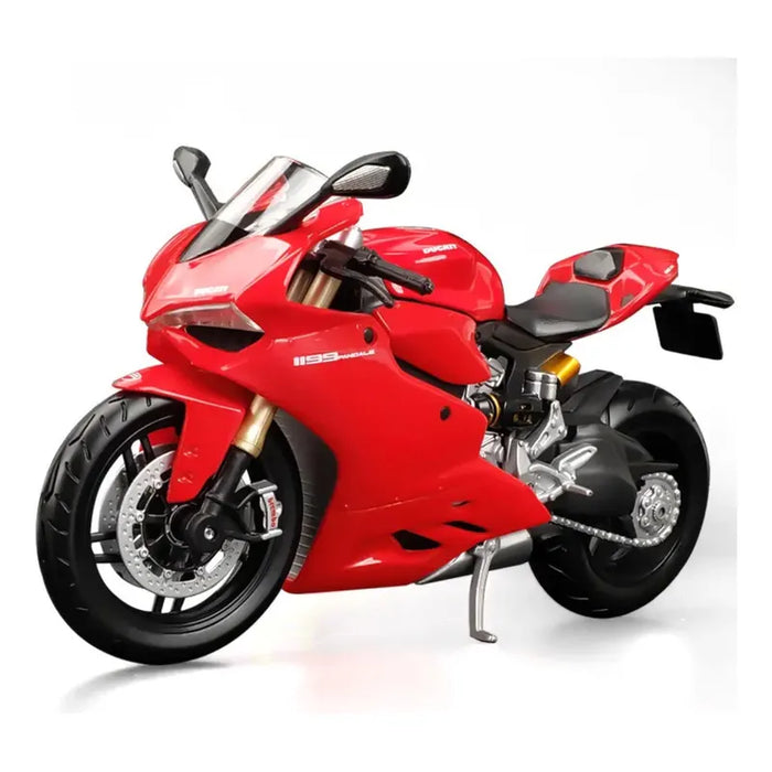 Maisto Motocicleta Ducati 1199 Panigale Escala 1:18 Con Base