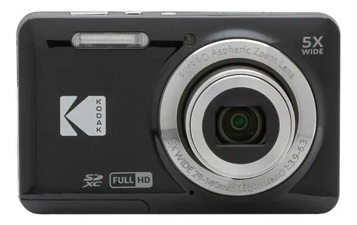 CÁMARA KODAK COMPACTA FULLHD 5X PIXPRO FZ55 COR PRETO DE 16 MEGAPÍXELES 1 GRADO A