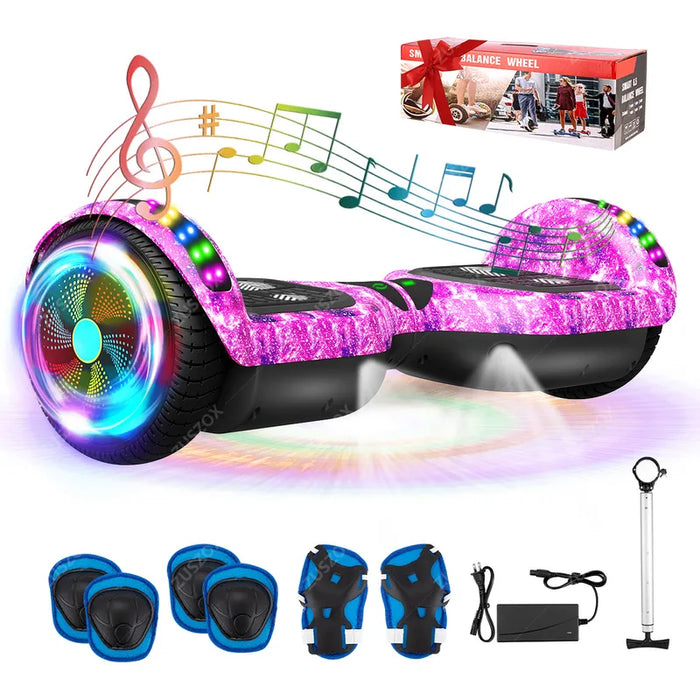 HOVERBOARD SKATE ELÉCTRICO PATINETE CON BLUETOOH Y LUZ LED GRADO B