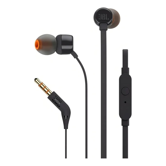 Audífonos in-ear alámbricos JBL Tune 110 JBLT110 black Grado B