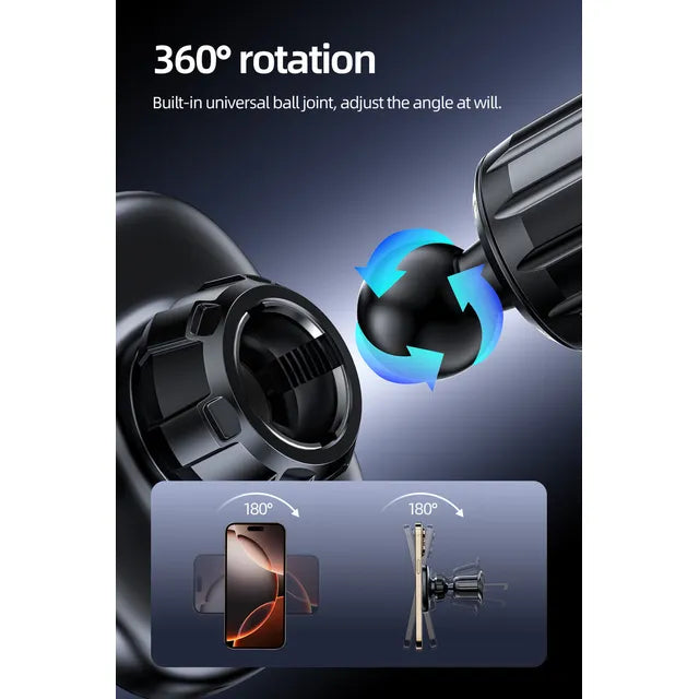 Soporte D44 Auto Antidesliz Silicone Clip de Ventilador Grado A