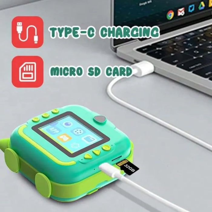 Cámara De Impresión Instantánea Incluye Rollos + memoria 32 gb Grado A