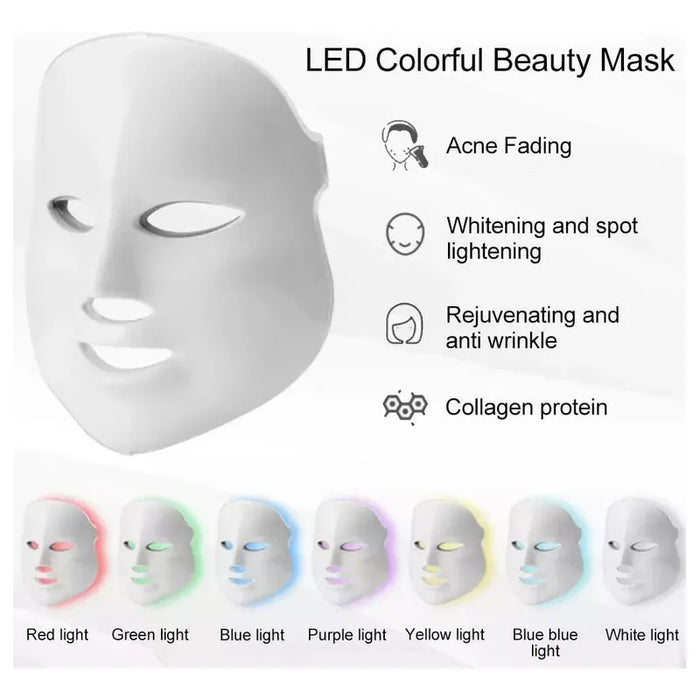 Mascara De Terapia Facial 7 En 1 Dermoabrasion Hidra Facial GRADO A