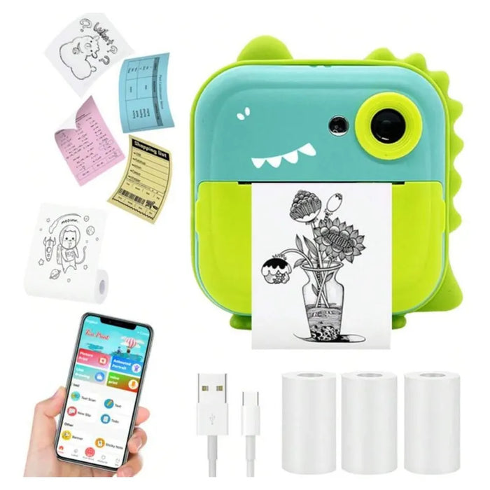 Cámara De Impresión Instantánea Incluye Rollos + memoria 32 gb Grado A