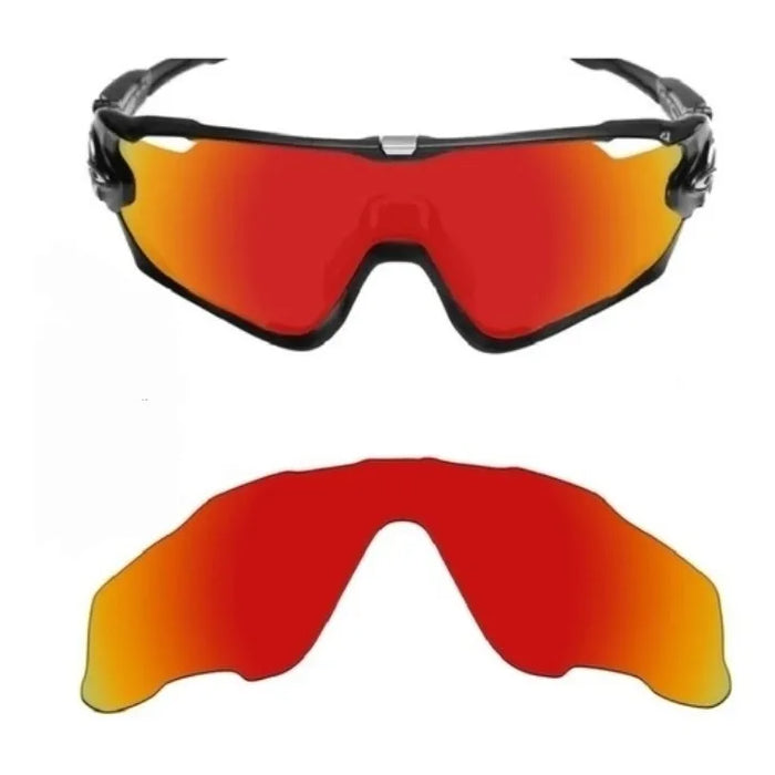 Jawbone / Micas Polarizadas Premium De Repuesto - Fire Red 12764
