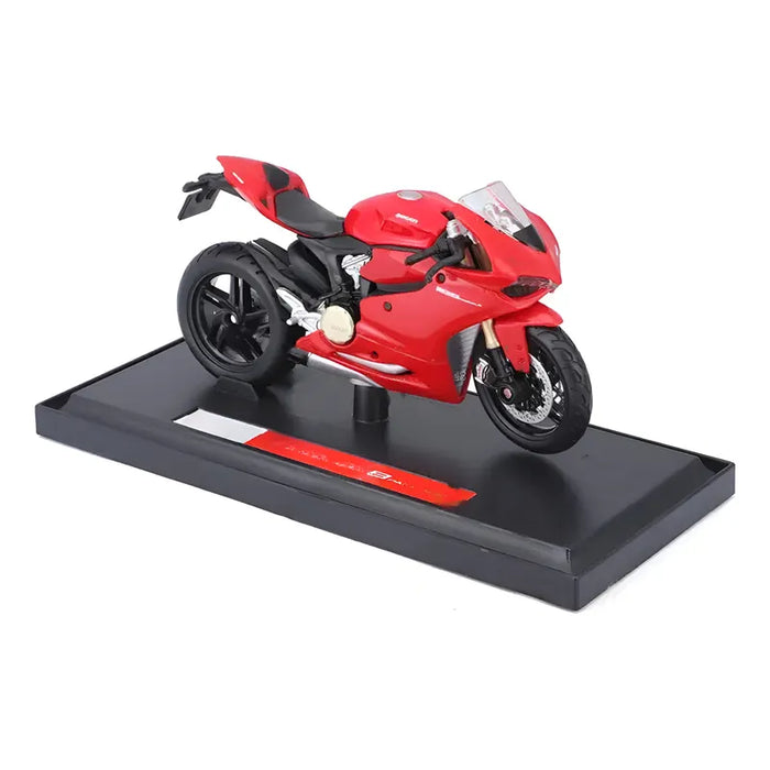 Maisto Motocicleta Ducati 1199 Panigale Escala 1:18 Con Base