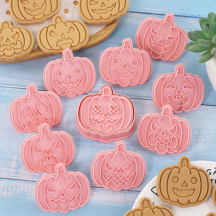 8pcs Cortadores De Galletas Halloween Molde Galletas Fondant