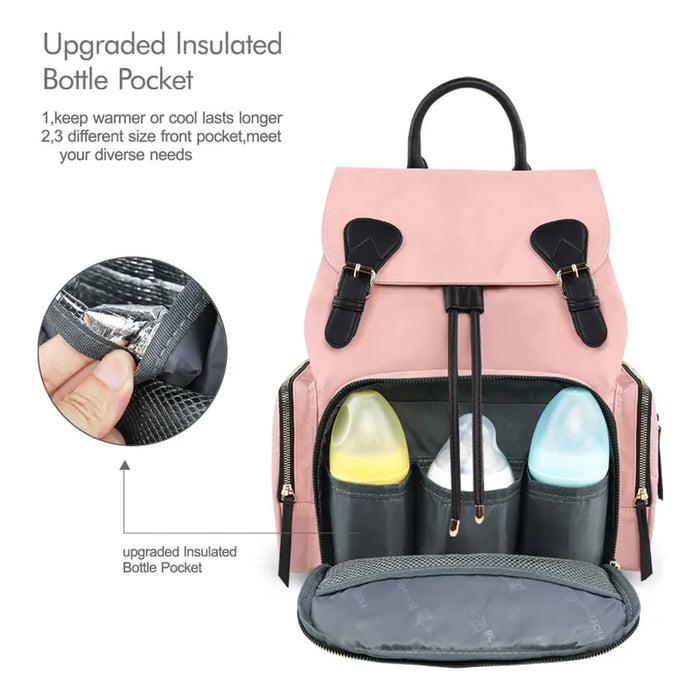 PANALERA MOCHILA VIAJE PARA MAMA MODERNAS IMPERMEABLE