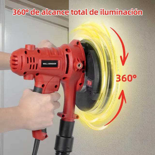 Pulidora Luz Led Orbital Rojo Profesiona Grado A